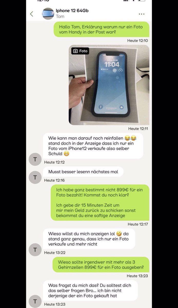 in 2015 u missed bitcoin

in 2017 u missed dropshipping

in 2019 u missed SMMA

in 2023 it‘s Foto von Handy auf Ebay für Original Handy Preis verkaufen, get in before it‘s too late