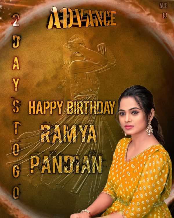 Gayu_rp_fan's tweet photo. 2 days to goo ❤️💗✨
#RamyaPandian https://t.co/uHr5p6XtGU