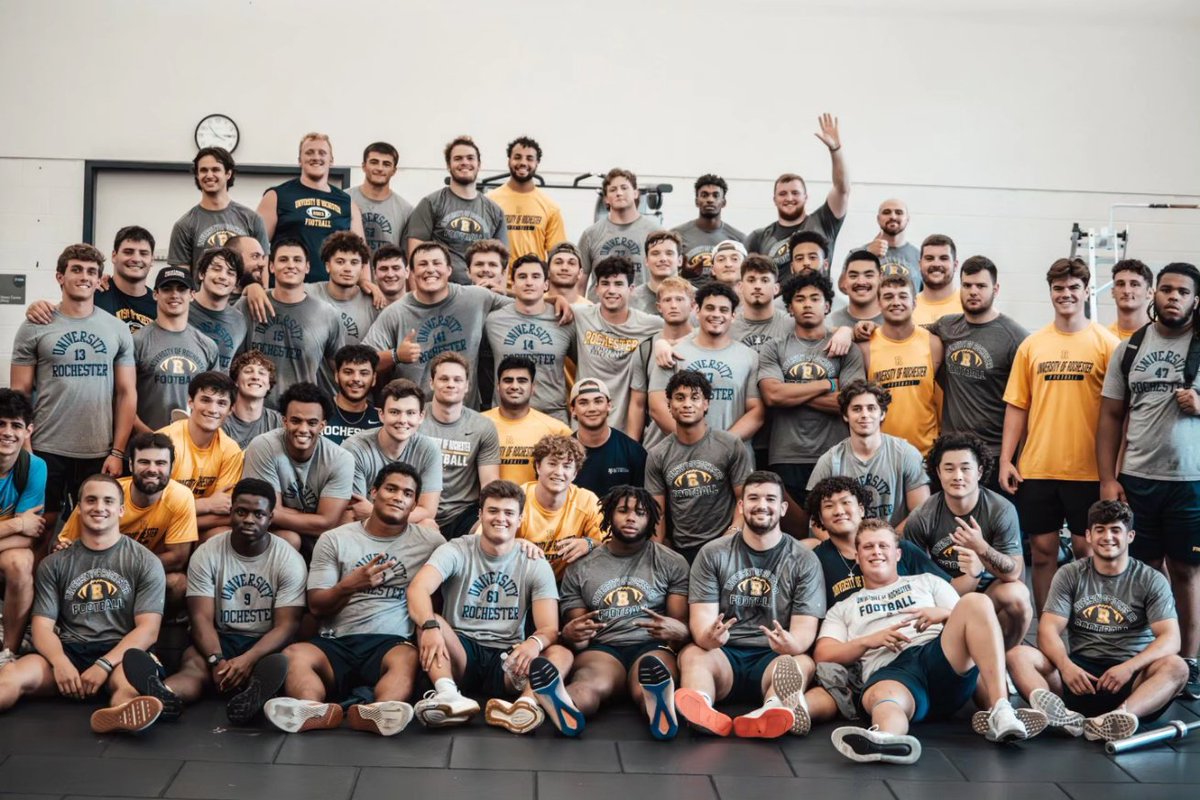 UofRFootball's tweet photo. Maximum gains 💪

Returners electrifying the Varsity weight room for testing!

📸: @hankeipermedia https://t.co/5VptaG0XPY