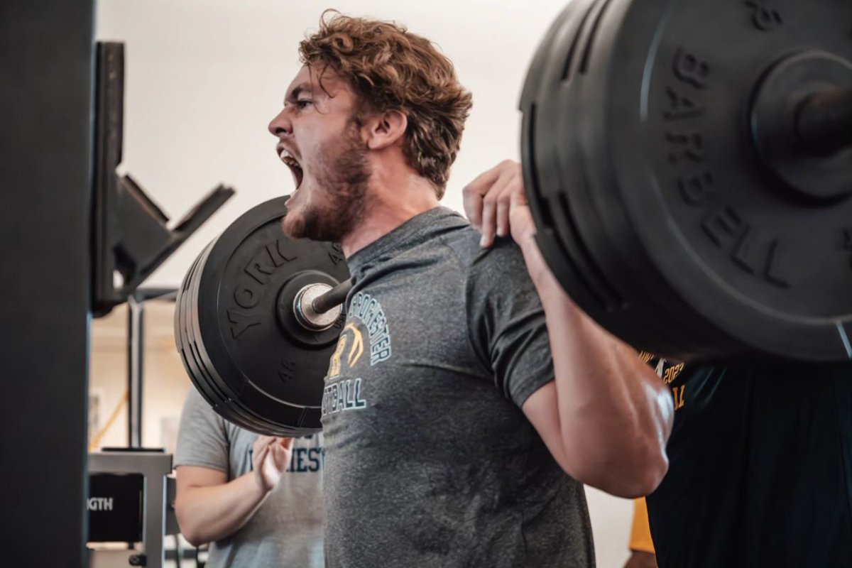 UofRFootball's tweet photo. Maximum gains 💪

Returners electrifying the Varsity weight room for testing!

📸: @hankeipermedia https://t.co/5VptaG0XPY