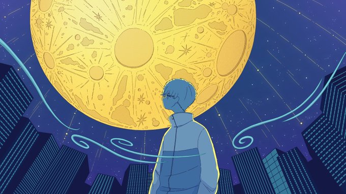 「moon shooting star」 illustration images(Latest)