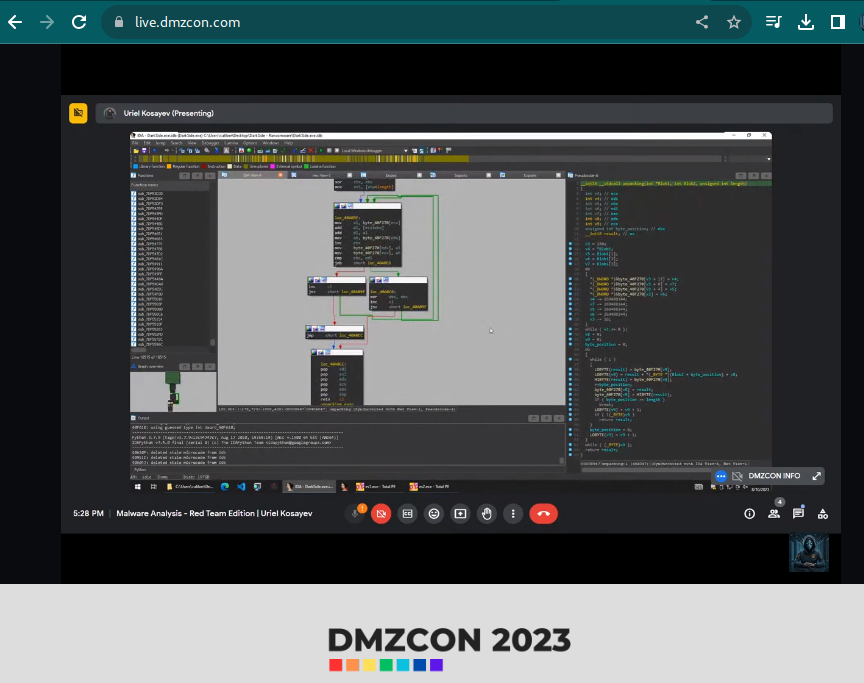 DMZCON2023's tweet photo. Interested in #Malware #ReverseEngineering for #RedTeaming?
Follow the #YOUTUBE-record of yesterday's online workshop of "PURPLE-TEAM BOOT CAMP" series

#PurpleTeamBootCamp #DMZCONbootcamp #DMZCON2023 #pentesters #pentesting #redteam #blueteam #Bypassing #AntivirusProtection https://t.co/0q4FttWL7U