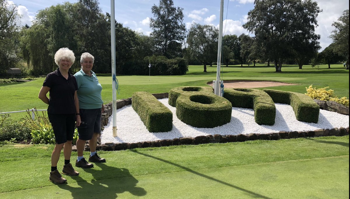 Many thanks to Margaret and Linda on the refurbishment on the 1897 border