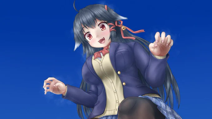 C102新刊表紙絵のロゴなし版や各種差分、黒タイツ版等をFantiaとFANBOXに投稿しました! 