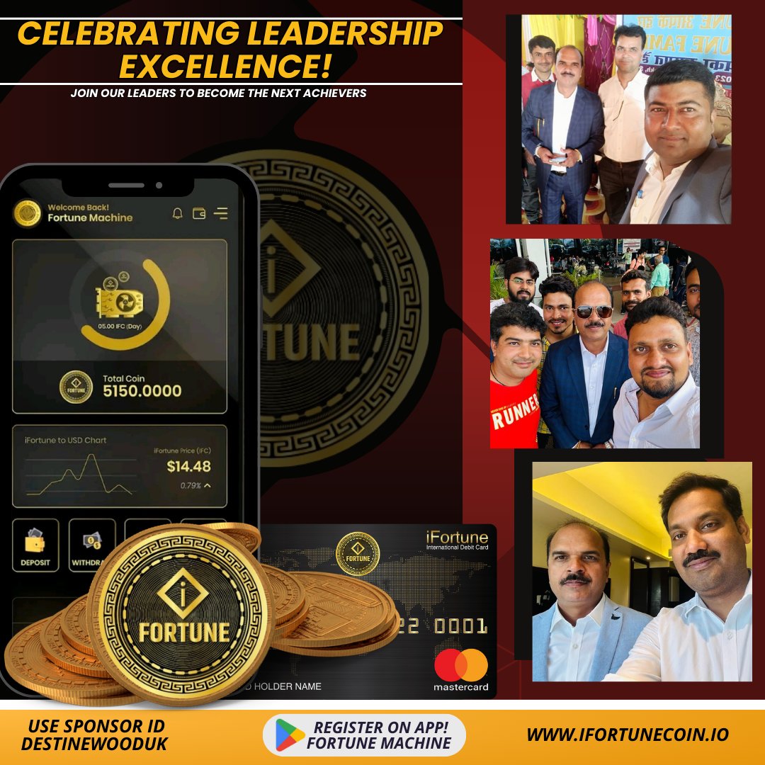 Our Visionary Leaders Igniting Inspiration! Spreading Joy Beyond Boundaries.
.
.
 #LeadershipUnleashed #InspireUP #GlobalImpact 
#cryptocoinexchange #cryptocoinscommunity 
#invest #cryptocurrency #crypto #blockchain
#iFortuneCoin #PassiveIncome #IFCAchievers