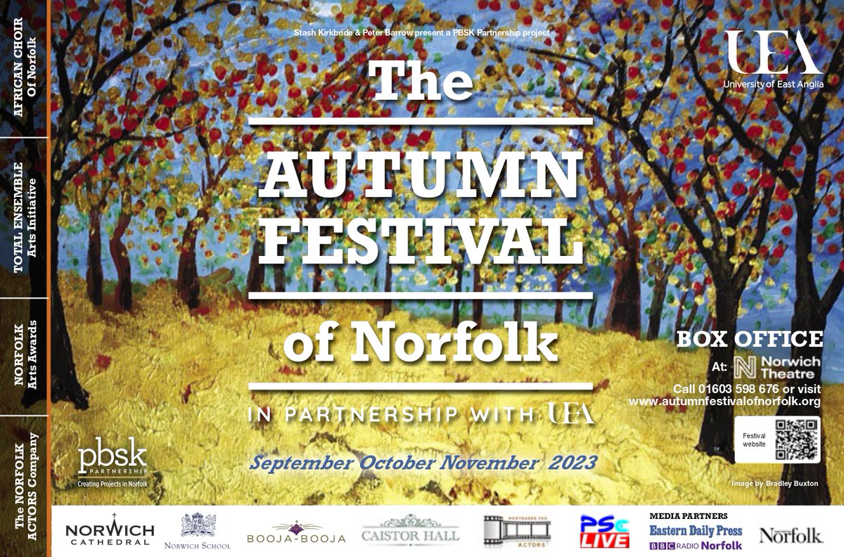 COMPANY ANNOUNCEMENT

MAJOR SPONSORSHIP BETWEEN MORTGAGES FOR ACTORS AND THE AUTUMN FESTIVAL OF NORFOLK

30 EVENTS, 3 MONTHS, AWARDS SPONSORSHIP, BUSINESS AND ARTS COMING TOGETHER