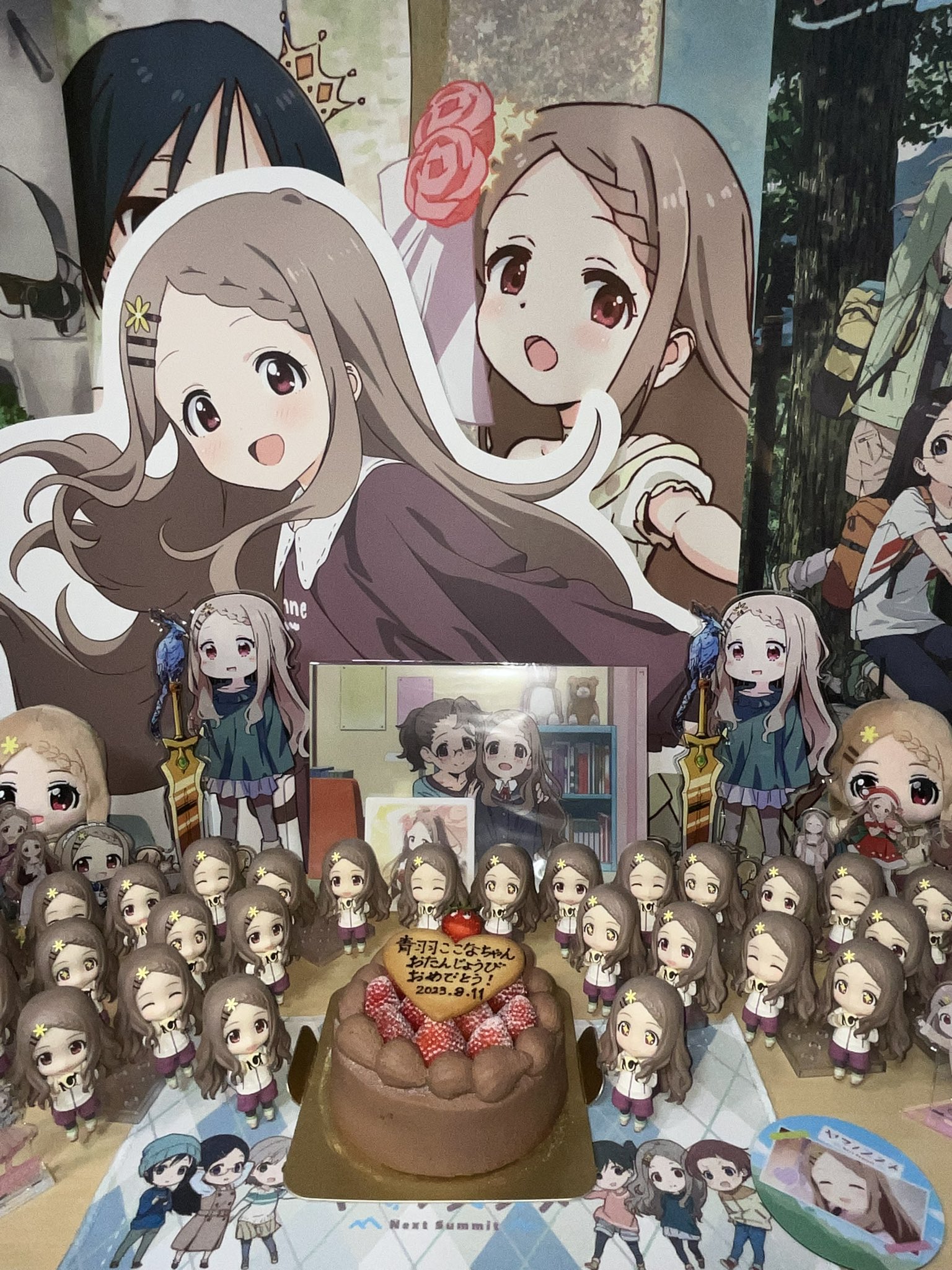 ヤマノススメ 飯能祭り ここな ハードカバーノート ヤマノススメ 飯能