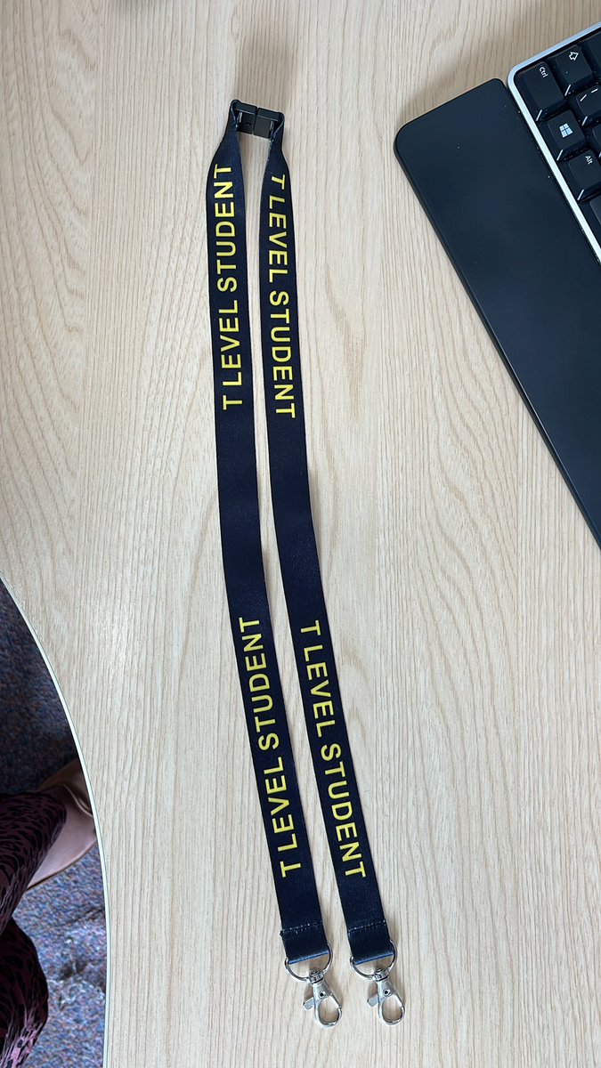 T Minus 24 days until the students arrive. Lanyards to match the badges.  
#Tlevels #supportingthecommunity #thefuture #proudtobePHU <a href="/PHU_NHS/">Portsmouth Hospitals University NHST</a> <a href="/HIOW_ICS/">NHS Hampshire and Isle of Wight</a> <a href="/TLevels_govuk/">T Levels</a>