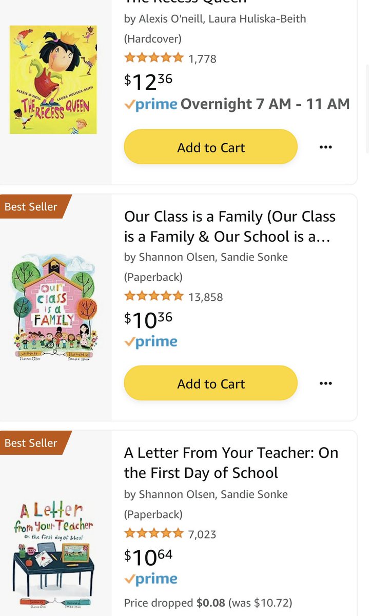 Happy Friday! 

It’s a great day to #clearhthelist 

I would love to get these books to use in my 1-2 split class at a title one school in Michigan 🏫 

amazon.com/hz/wishlist/ls…