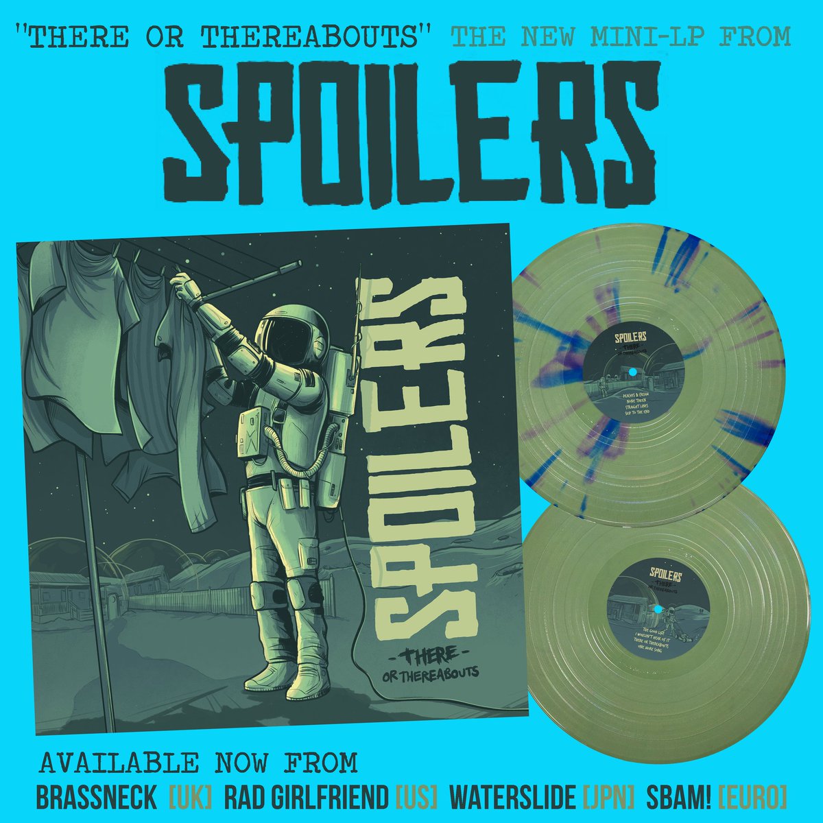 New SPOILERS record out today. Streaming everywhere &amp; limited #vinyl copies available from your favourite #punk labels worldwide brassneckrecords.bigcartel.com