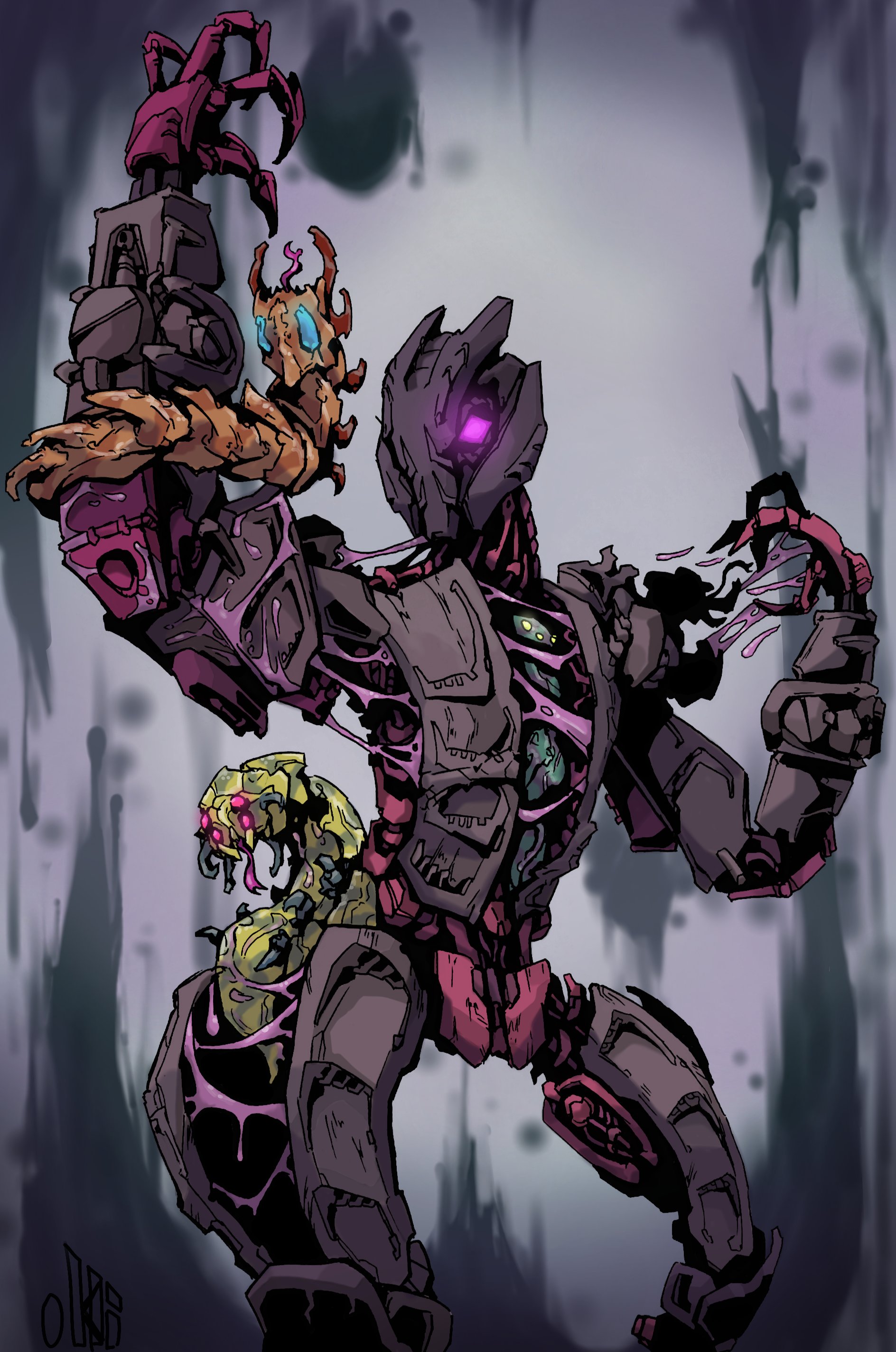 Okli on X Teridax the creator My part for the maskzine Bionicle art fanart artwork yuh sorry for being late https t raJalm9zBI X