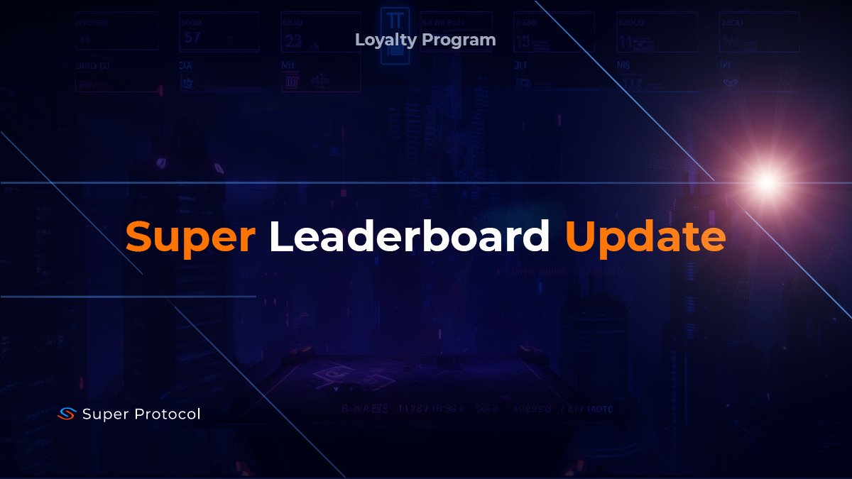 super__protocol's tweet photo. ⚡️ Hey Super Community!

Calling all @Galxe campaign participants - we've launched referral opportunities to help you climb to the top of the Super Leaderboard!

Now you can earn extra points by inviting your friends to join the Galxe campaigns. 

⚡️ This is the perfect way to increase your success there and draw like-minded people into #Web3 #confidentialcomputing

Participate in these campaigns to start earning extra points: 

🔸 Testnet Mystery Box: https://t.co/UGiXHA83au
🔸 Tweet Maestro: https://t.co/NNrW2JJEZo
🔸 Community Conductor: https://t.co/C95gCKlJxI

How to participate:
1️⃣ Share your unique referral link with friends from the campaign pages.
2️⃣ When they sign up and complete activities, you both get rewards!
3️⃣ The more referrals you get, the higher you climb!

Now is the perfect time to start teaming up and maximize your chances. Refer your friends today 🏆

As a reminder, top leaderboard winners qualify for USDT prizes! 🥇
Check out the Loyalty Guide here: https://t.co/XCciwNemon
And access the campaigns at: https://t.co/C95gCKlJxI