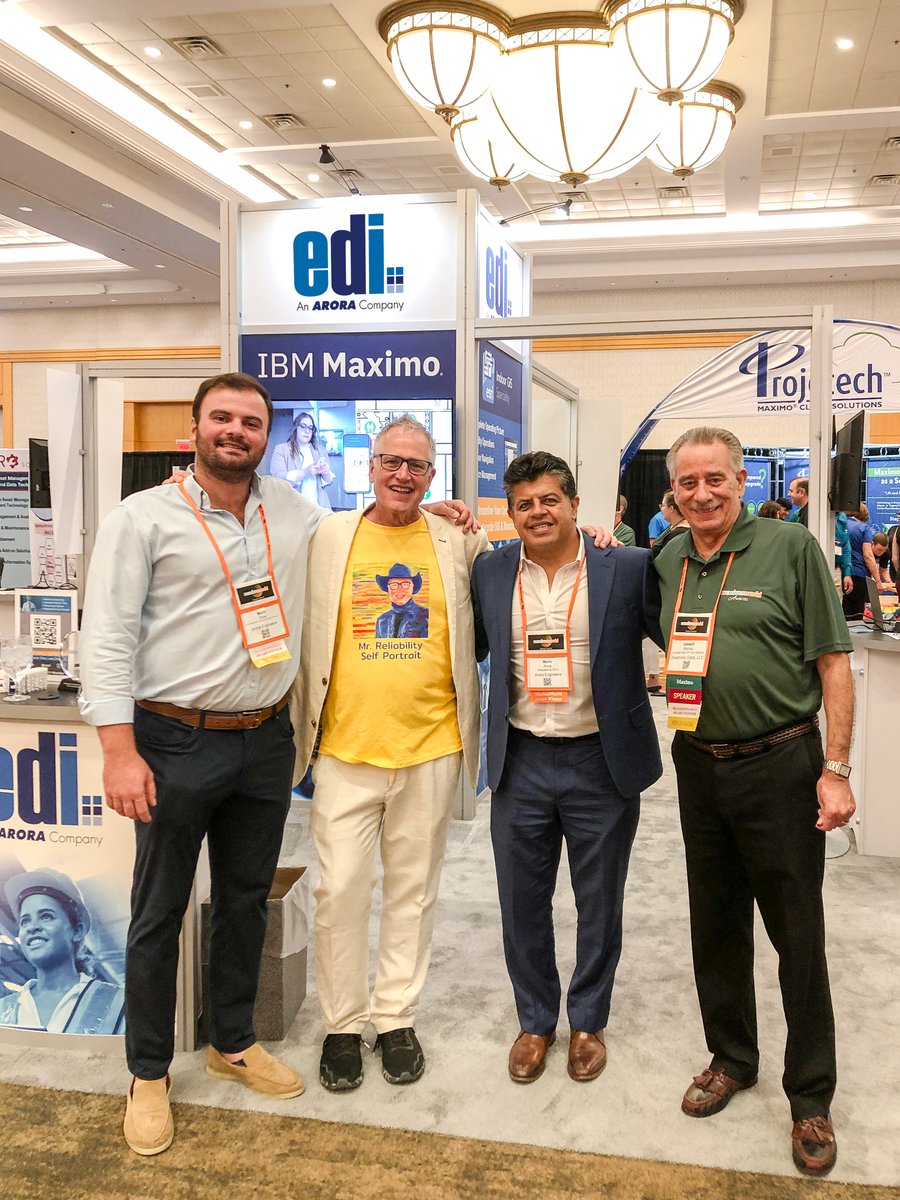 EDI_Arora's tweet image. We had a phenomenal experience at this year&apos;s Annual @MaximoWorld Conference! We were honored to serve as a Platinum #Sponsor and help gather our vibrant reliability-focused community, and we can&apos;t wait to see everyone again next year. edatai.com/edi-at-maximow…

#MaximoWorld2023