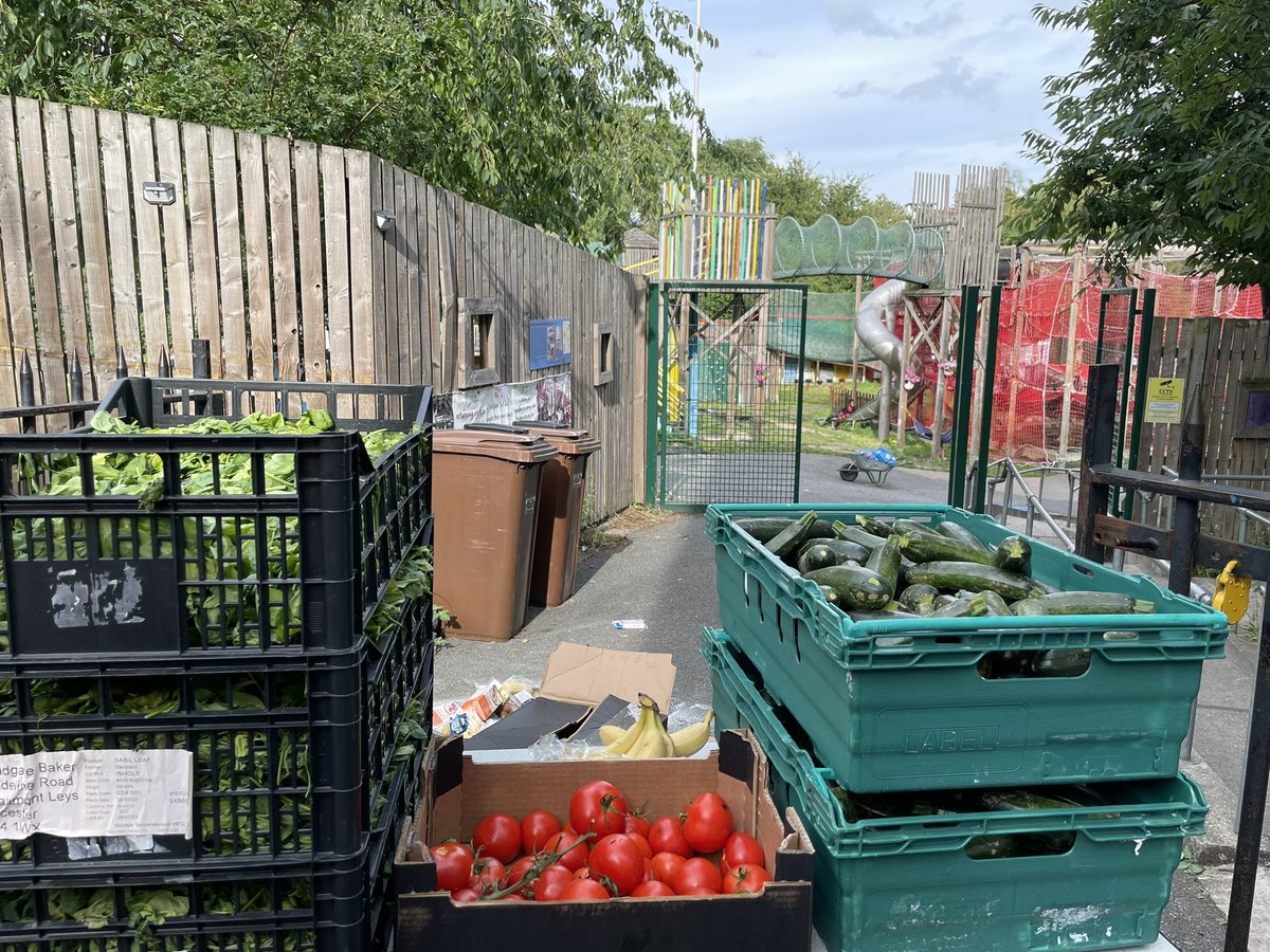 Free veg, bananas, rice, flatbread and yoghurt at Three Corners Playground. Northampton Road, EC1R 9 HU.
Hurry. Only until around 6pm.