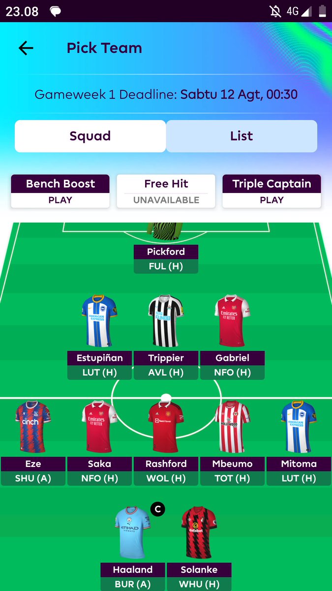 ilham_zyy's tweet photo. Lets goo #PanditFPL #SalamPanahHijau @PanditFPL https://t.co/mkF08RFu0p