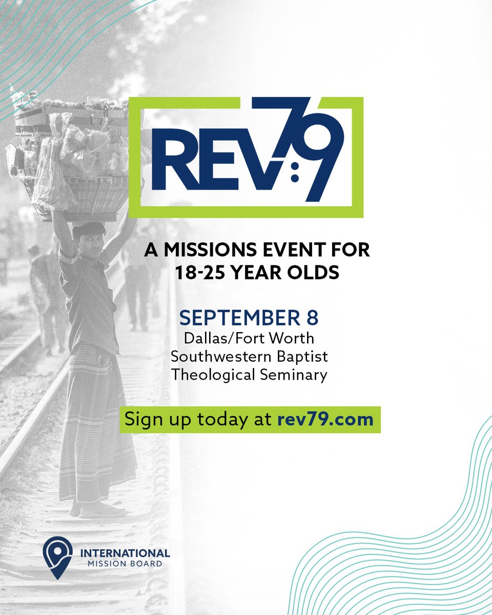 imbnextgen's tweet photo. Our first #REV79 event this fall is coming up!

Do you live in the Dallas/Fort Worth, Texas area?

We can’t think of a better way to kick off #rev79 than with you at @SWBTS.  🎉

🔗 Visit https://t.co/ETfF80NRYl for more information. https://t.co/0HyjWB56DH