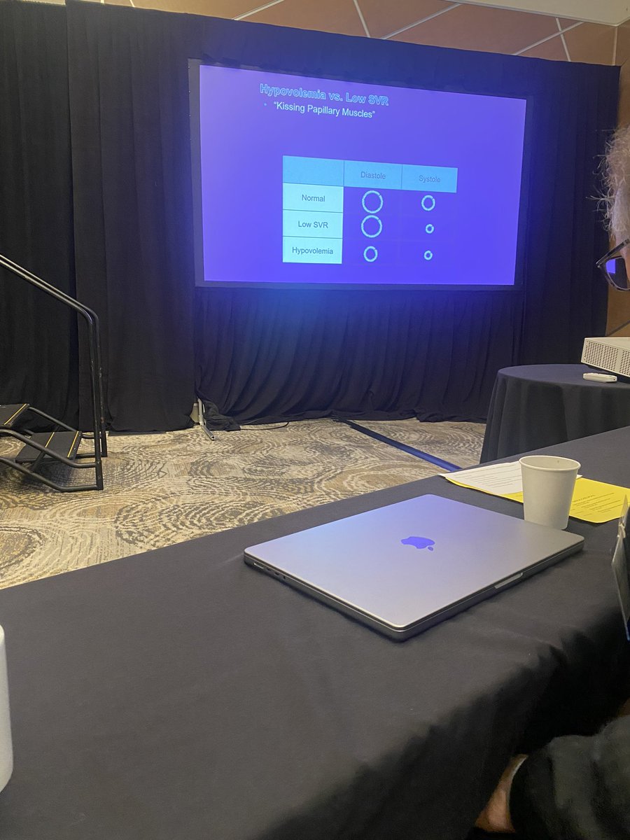 UCSD Department of Anesthesiology (@ucsdanes) on Twitter photo #ucsdupdate23
<a href="/timothyDMB/">Timothy Maus</a> Dr. Maus on everything you need to know about rescue echo, hypovolemia vs low SVR. #ucsdupdate23
<a href="/timothyDMB/">Timothy Maus</a> Dr. Maus on everything you need to know about rescue echo, hypovolemia vs low SVR.