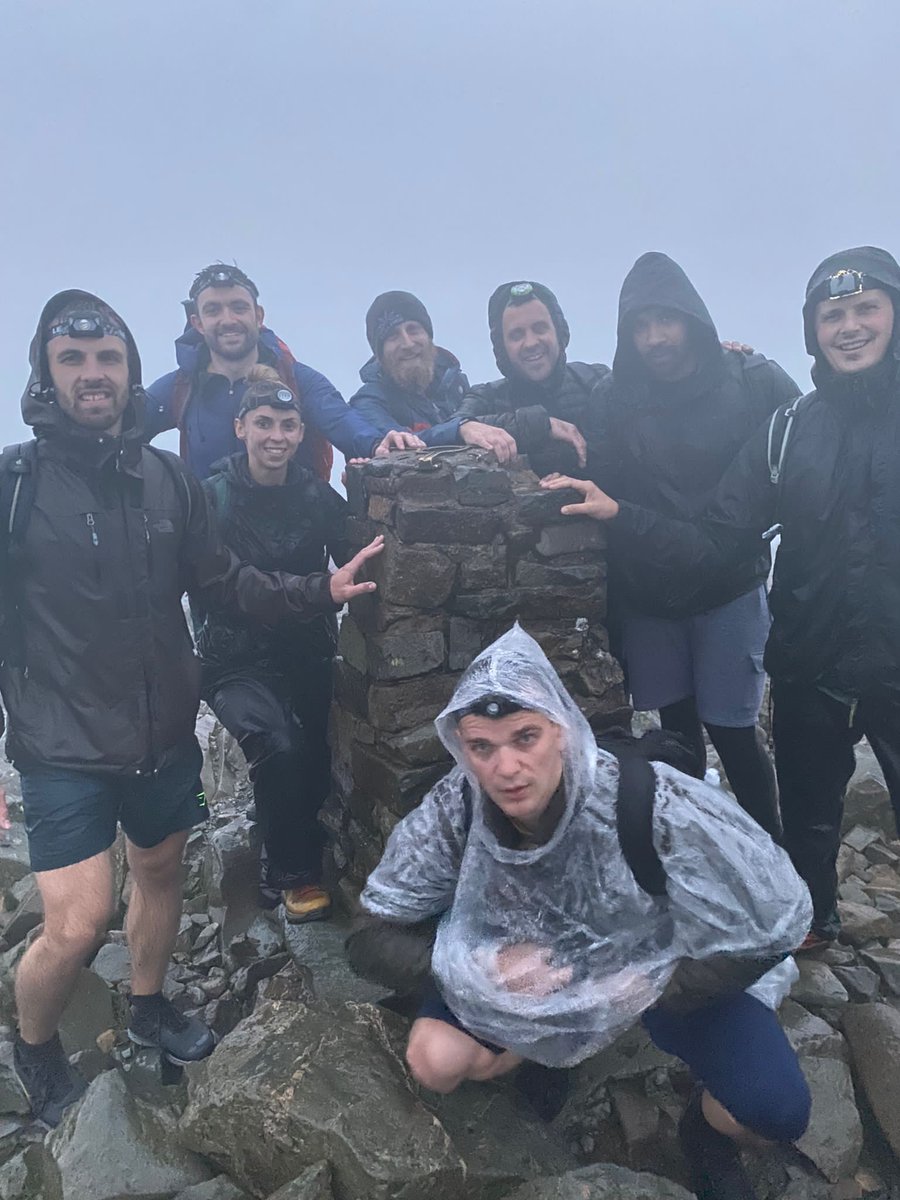 MetTaskforce's tweet photo. SE TSG U43 have completed the Three Peaks Challenge with the bulk coming in at 23hrs 41mins and raising almost £3500 for @AplasticAnaemia https://t.co/KfFAkb87pB