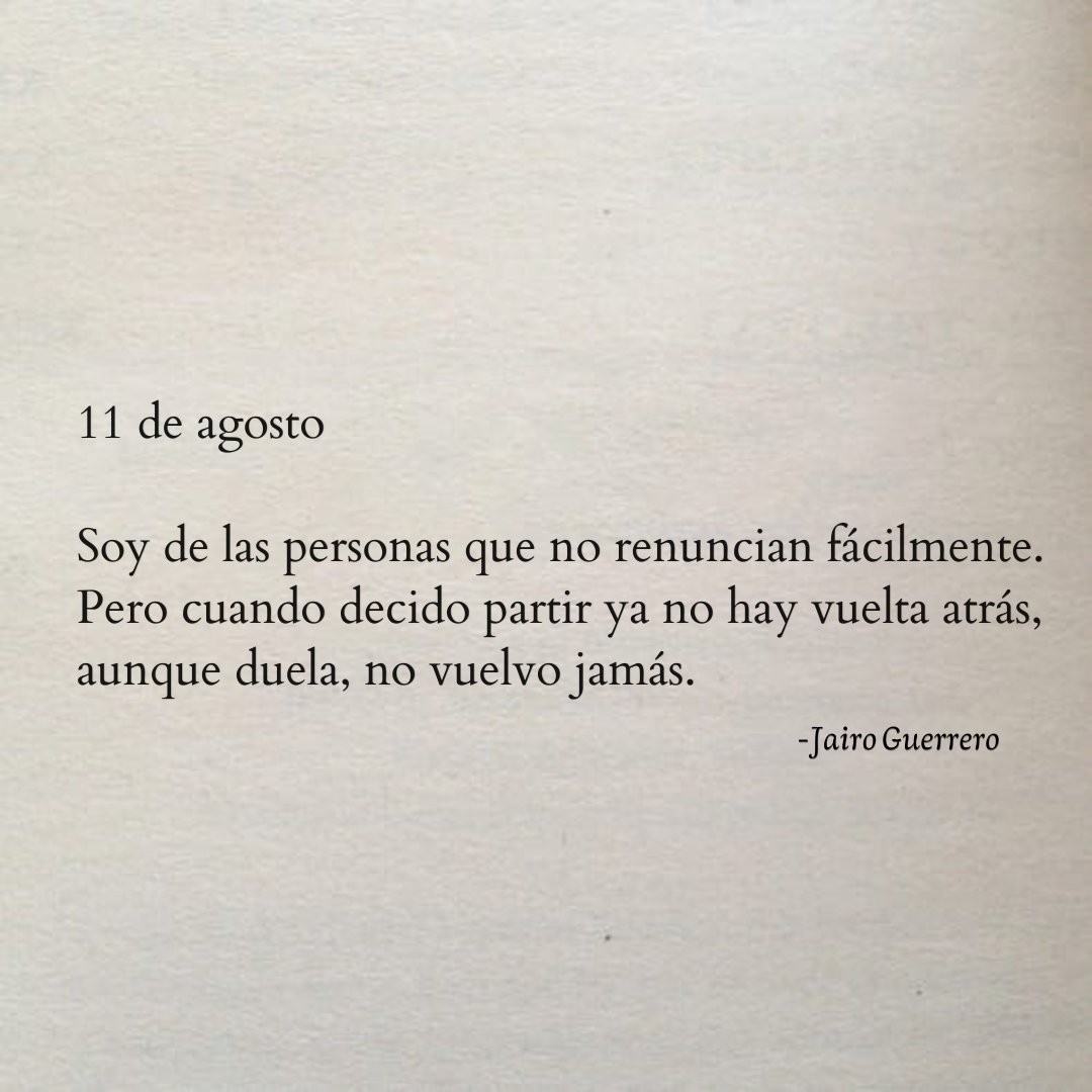 11 de agosto. ✍🏼