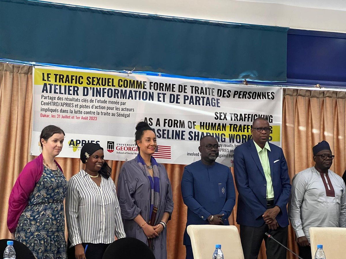 CenHTRO staff recently traveled to Dakar, Senegal, to conduct a workshop with high-level stakeholders on our baseline findings on sex trafficking in the country’s gold mining areas. Read more 🔗 bit.ly/3DOxXwG #EndHumanTrafficking