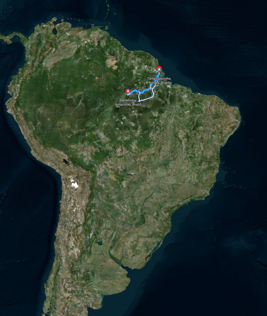 StrandTx's tweet photo. Here's an update on our #WalkAcrossTheAmazon challenge! Our leading team, The Amazon'ing Racers, have walked 1,576,036 steps, putting us near Barreirinha in the Amazonas state of Brazil. Great work team - we're half-way across Brazil! #WalkAcross #BioTechNews #BioTech #mRNA https://t.co/uggKvNVzRk