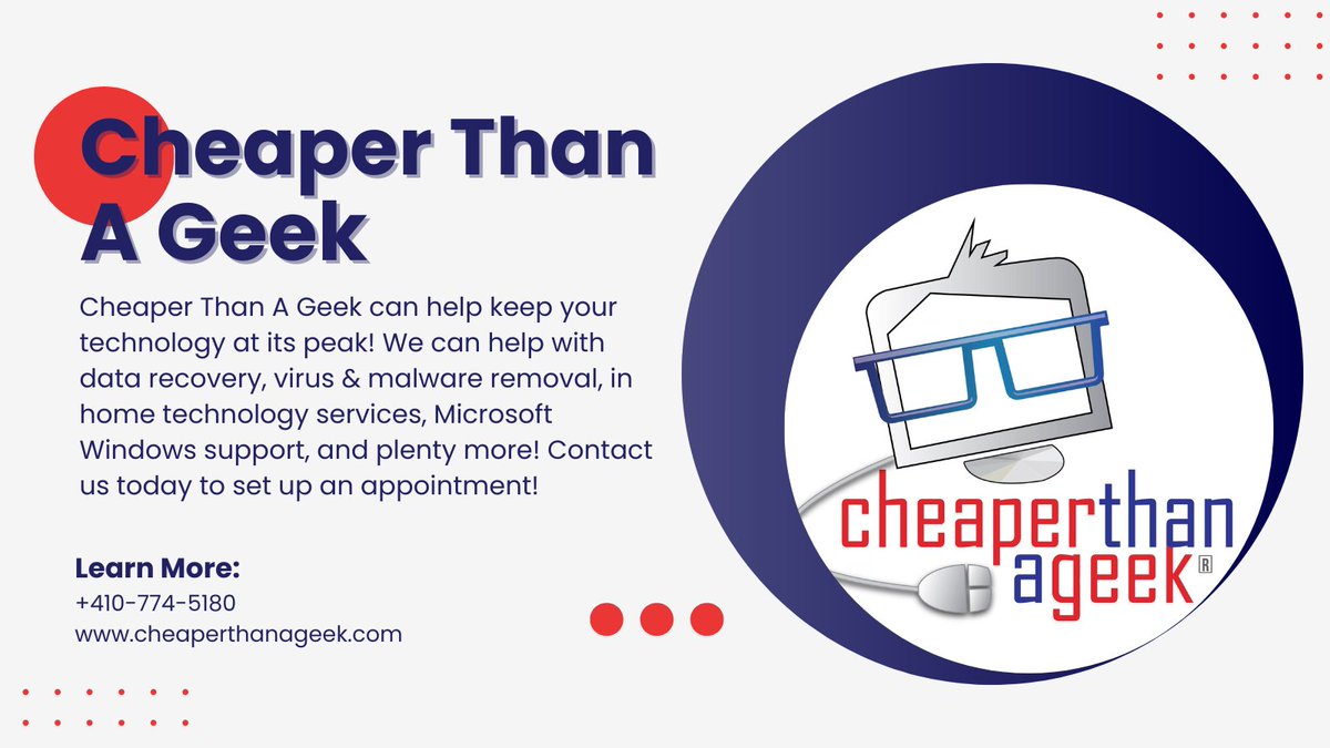 CheaperTAG's tweet photo. We can help keep your technology at its peak! Contact us or visit us today! https://t.co/8vcns6GYD5