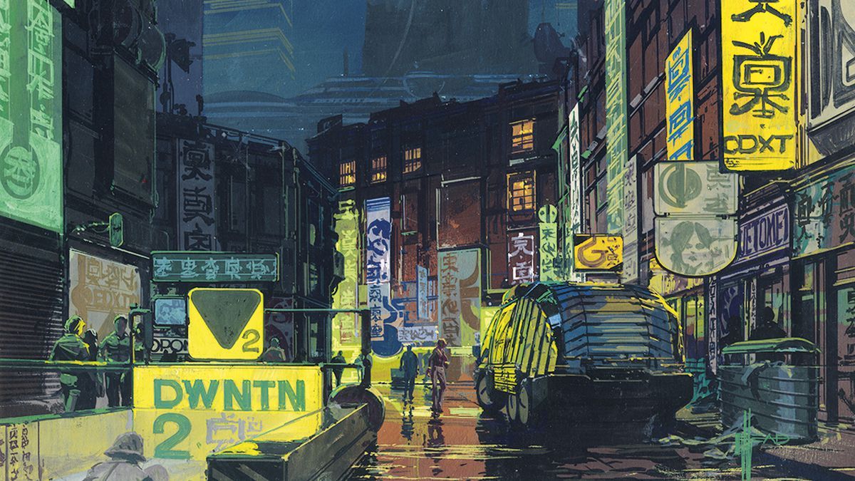 Syd Mead ‘Blade Runner’ concept art