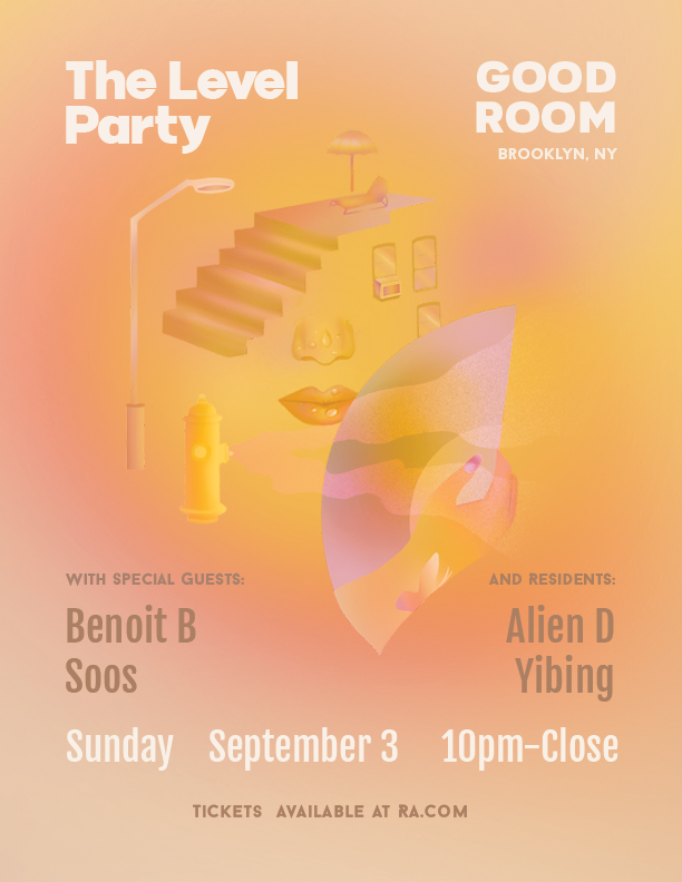 GoodRoomBK's tweet photo. Benoit B brings his psychedelic take on house, bass, and progressive to Good Room on September 3. The Berlin-based DJ and producer is headlining @thelevelparty where he'll be joined by Alien D in the main room plus Soos &amp; Yibing in the Bad Room.

Tickets - https://t.co/fecK4ltlPG https://t.co/WezF6qREVO