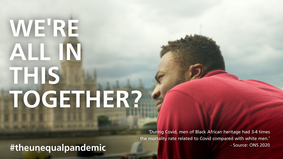 📢@Lobstar_A movingly describes what happened to his Dad Femi during #Covid & what his loss has meant to him & his family In 2020 Black-African men were 3x more likely to die from #Covid than white men #TheUnequalPandemic @theunequalpandemic @goodguysproductions @CovidJusticeUK