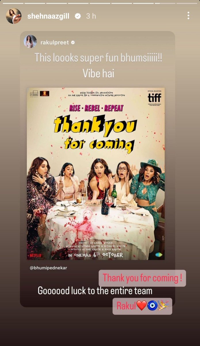 IshuStar17's tweet image. Latest post instagram story of #ShehnaazGill ❤️
#ThanksForComing
@Shehnaazshinefc