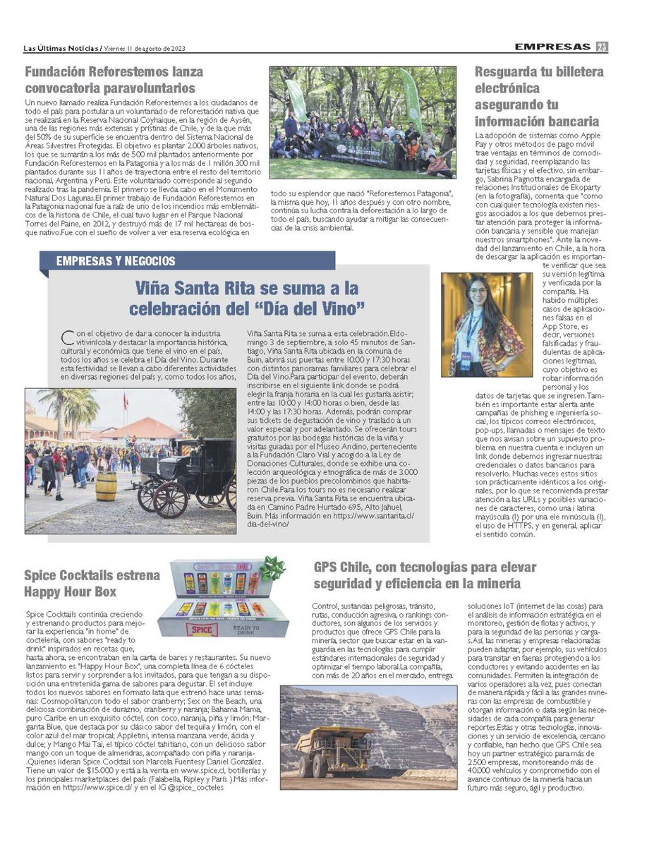 Consejos de #ciberseguridad para proteger billeteras electrónicas tras el lanzamiento de #ApplePay en Chile. Nota completa representando a <a href="/ekoparty/">Ekoparty | Hacking everything</a> en <a href="/lun/">Las Últimas Noticias</a>, con mi foto y todo! 🤌 lun.com/Pages/NewsDeta…