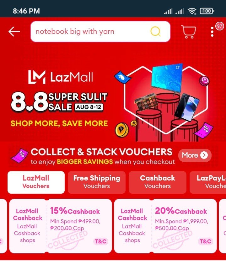 Josephmartin329's tweet image. LazMall voucher: Enjoy up to 20% cashback.

👉 Get coupon here: bit.ly/47pw5rT

#lazadavouchercode2023 #lazmall #lazadapromocode 
#lazadacoupon #lazadadiscountcode
