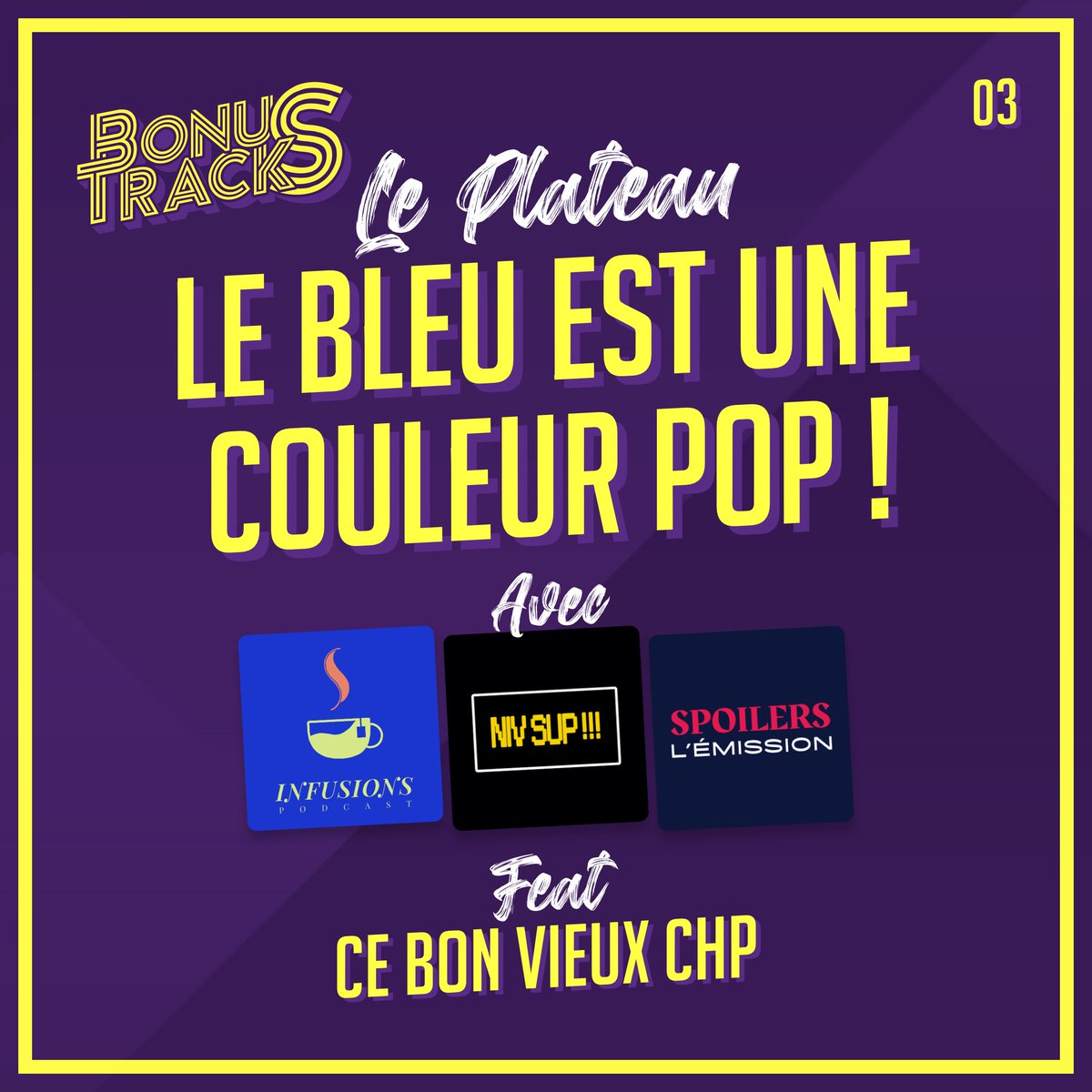 SPOILERS_Rennes's tweet photo. Du coté de notre label @BonusTracks_pod, on a pris avec plaisir nos marques avec 2 #BonusChat et un live sur Twitch pour la sortie d'Avatar 2 ! Toujours très contents d'avoir rejoint un label plein de chouettes podcasts 💜💛
🎧 https://t.co/h67iZ6tMUb
14/16 https://t.co/A5O86Kf0d0
