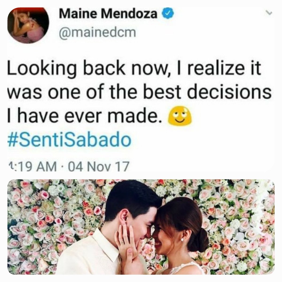 05Fatima_13's tweet photo. MR. &amp; MRS. FAULKERSON
#BOYCOTTGMAxTV5xTVJ885
ALDUB PA DIN
ctto NDMF https://t.co/Ow4oXrMRkI