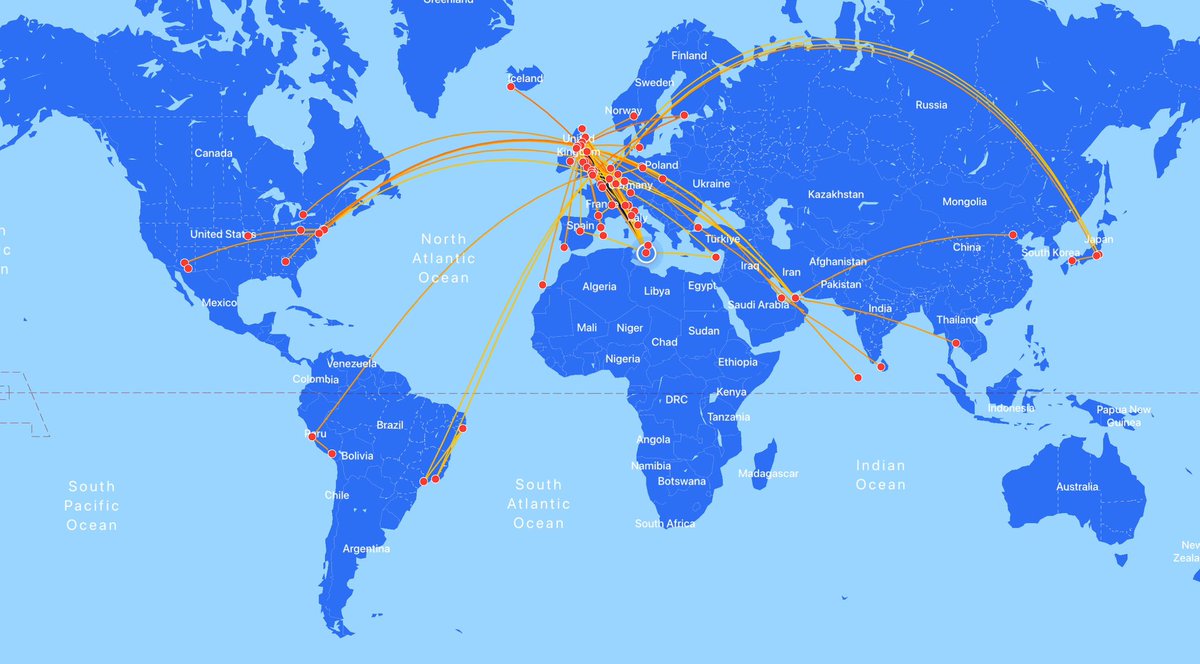 300 flights since I moved to Scotland! 🤯🏴󠁧󠁢󠁳󠁣󠁴󠁿🇲🇹