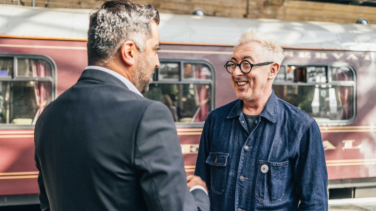 A pleasure to welcome the inimitable Alan Cumming to Edinburgh as he tours Scotland filming his upcoming <a href="/Channel4/">Channel 4</a> series, showcasing our nation's beauty.

Public broadcasters play a vital role supporting our screen sector and reflecting a diversity of voices and communities.