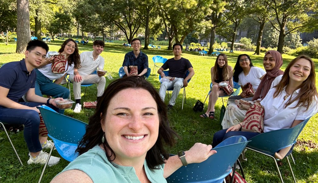 marin_macleod's tweet photo. Excited to visit the @ReachAllianceTO ASF @YouthAssembly delegation in #NYC! Networking over bagels 🥯 with researchers &amp; alumni from @UofT, @ucl, @TecdeMonterrey, @UniMelb, @BlavatnikSchool at @UniofOxford, @sgSMU and @UCT_news. Can’t wait to follow along on the Reach IG! #SDGs https://t.co/m7ZLBeSLDA