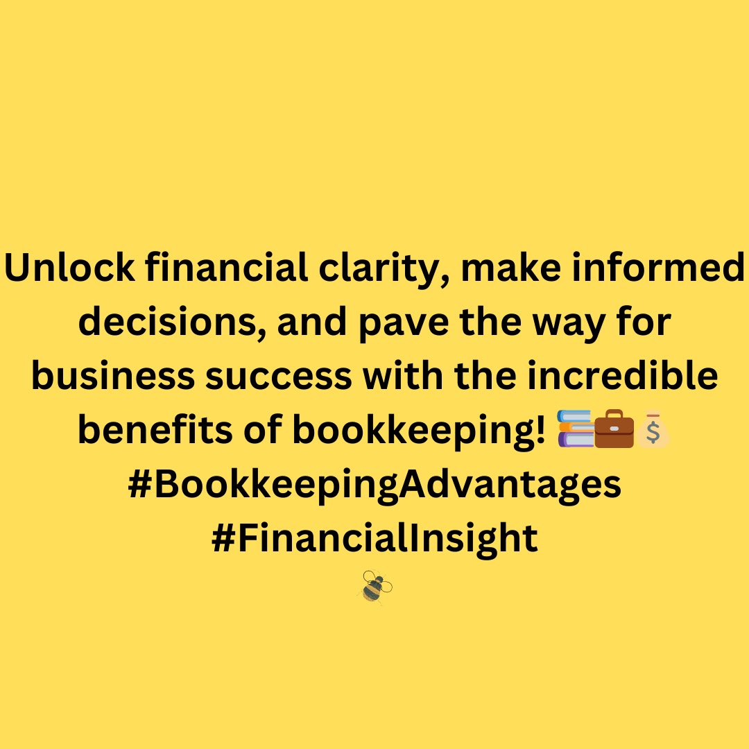 Unlock financial clarity, make informed decisions, and pave the way for business success with the incredible benefits of bookkeeping!
#BookkeepingAdvantages #Financialinsight