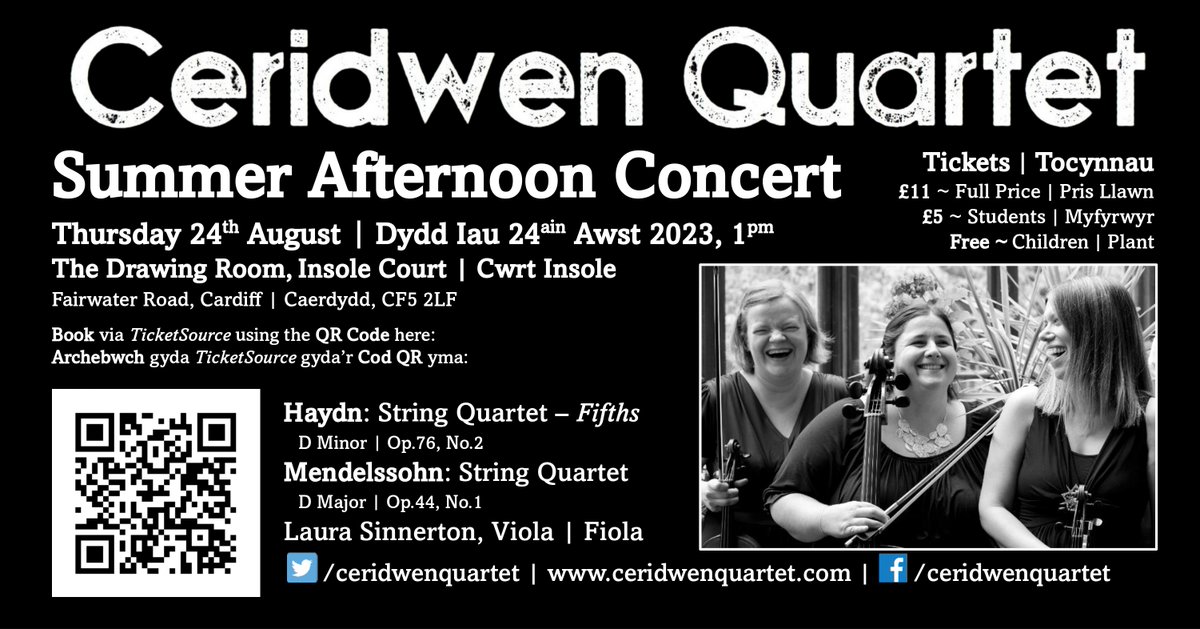 Ceridwen Quartet tweet media