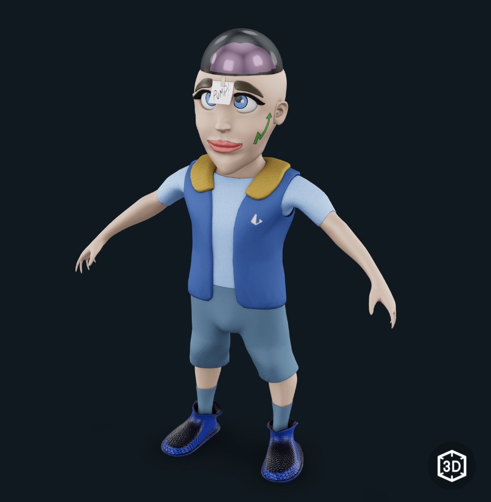 crypstina's tweet image. Huge thanks to @Tanktots_ for the 3D loophead airdrop! #loopring #beyourownbank #loophead @loopringorg