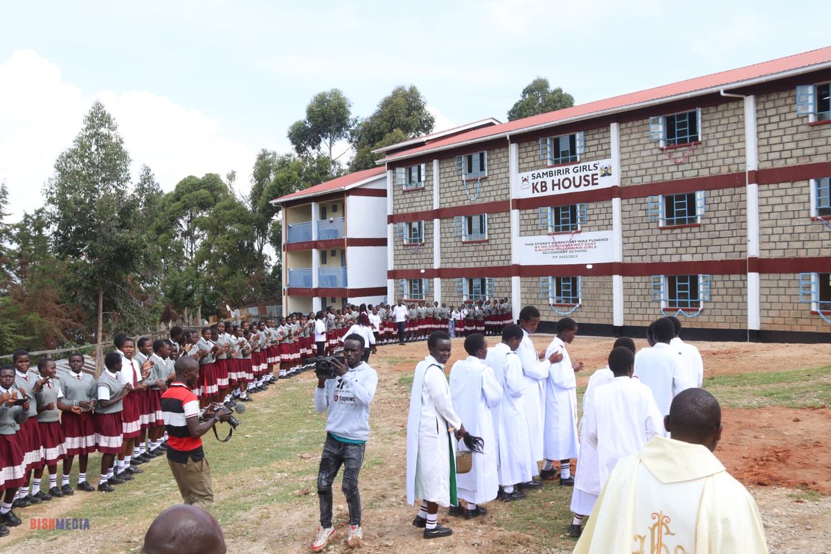 Today I joined CS Roads ⁦<a href="/kipmurkomen/">KIPCHUMBA MURKOMEN, E.G.H</a>⁩ in Opening 350 bed Dormitory at Sambirir Girls high school. The Facility will help Decongest the school accommodation which has a population of 700 Girls.