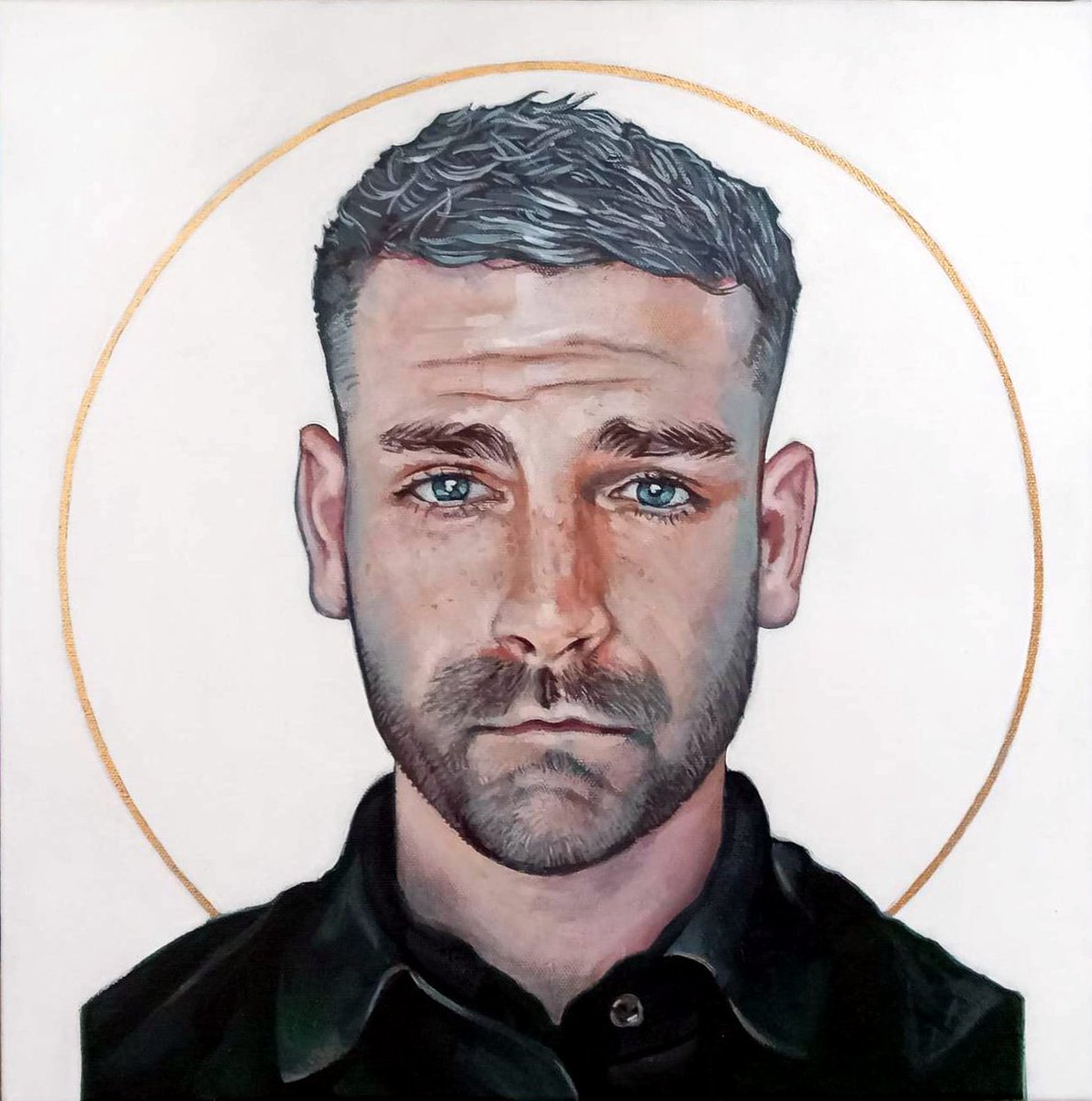 cfurminger's tweet photo. Gaze by Christopher Furminger, acrylics on canvas https://t.co/aHY2rRma6O