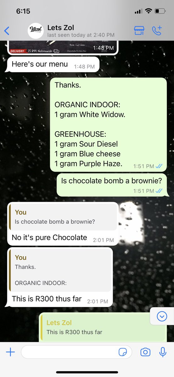 ThabsDaBoy's tweet photo. @LetsZol Dude isn’t an honest supplier! My G you’re just a gangster and a bully, the order I got was just 1 gram of indoor the rest of the order wasn’t received, and because I cussed you out on WhatsApp, you basically gave off a “IDGAF” vibe towards my missing order. https://t.co/u2VC32u2Bm
