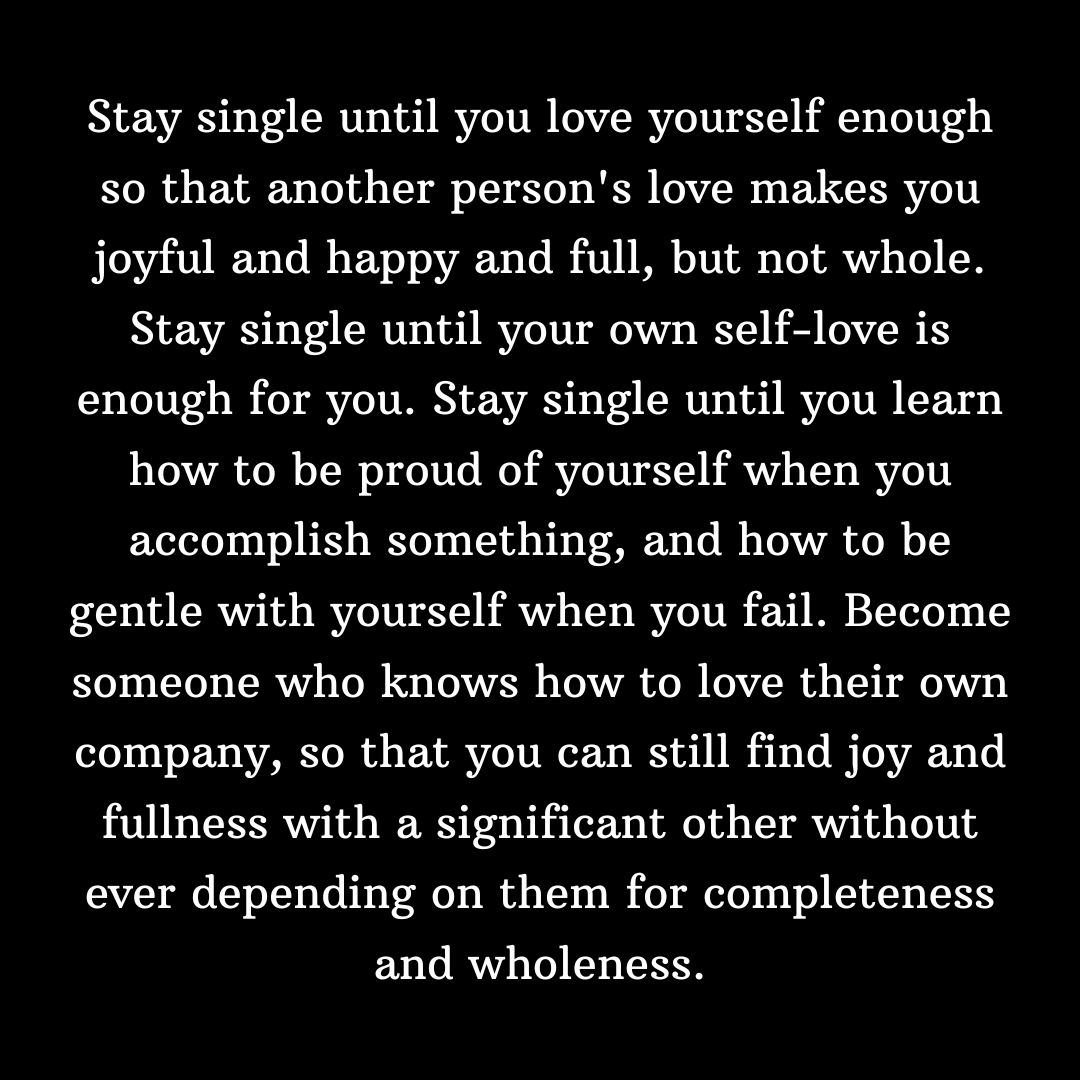WakeupPeopIe's tweet photo. Self-love is the best love. https://t.co/hqio6dUlcK