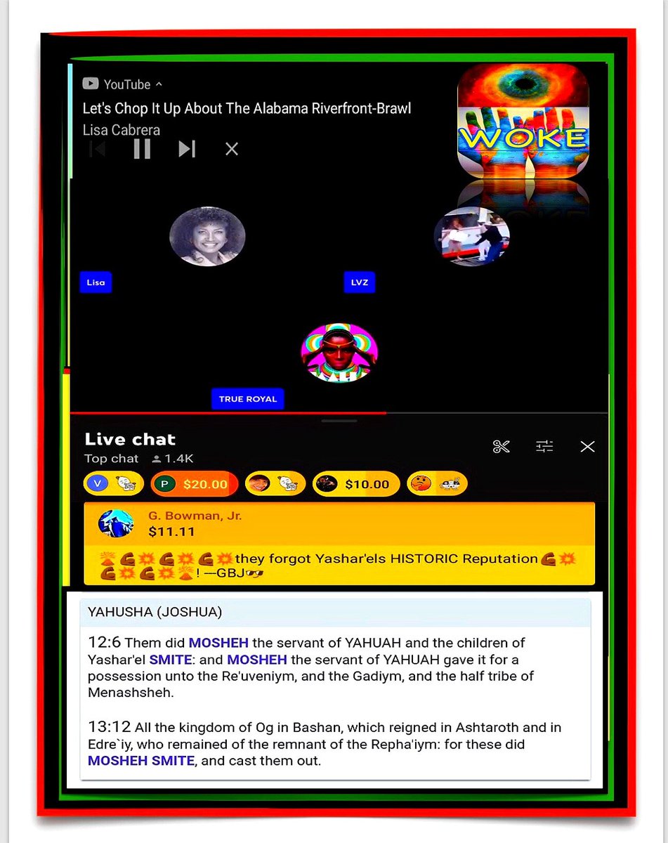 gbjay's tweet image. 🗿youtube.com/live/iu-DMMeFt… it is NOT t/ #Past , #Yasharel , is
#Awakening &amp;amp; #Divine #Promises of t/ #Blood #Covenant R beginning again toward #Redemption &amp;amp; #Recompense . #NatTurner is #NO longer #Alone! #AlabamaBrawl sayin #N*gger = #HateCrime  
—GBJ    #KTC #APTTMH #MHOE #YAH↩️