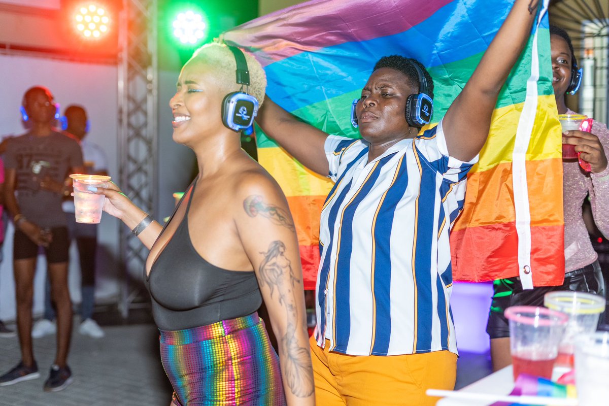 EqualityJa's tweet photo. #PrideJA2023 - Recap - take a look at these scenes from our Pride Closing Event - “Midnight Rave”. This silent party was LOUD! 🤫🔊🌈

#prideja #prideja2023 #equalityja #jflag https://t.co/0T2zXdEApy