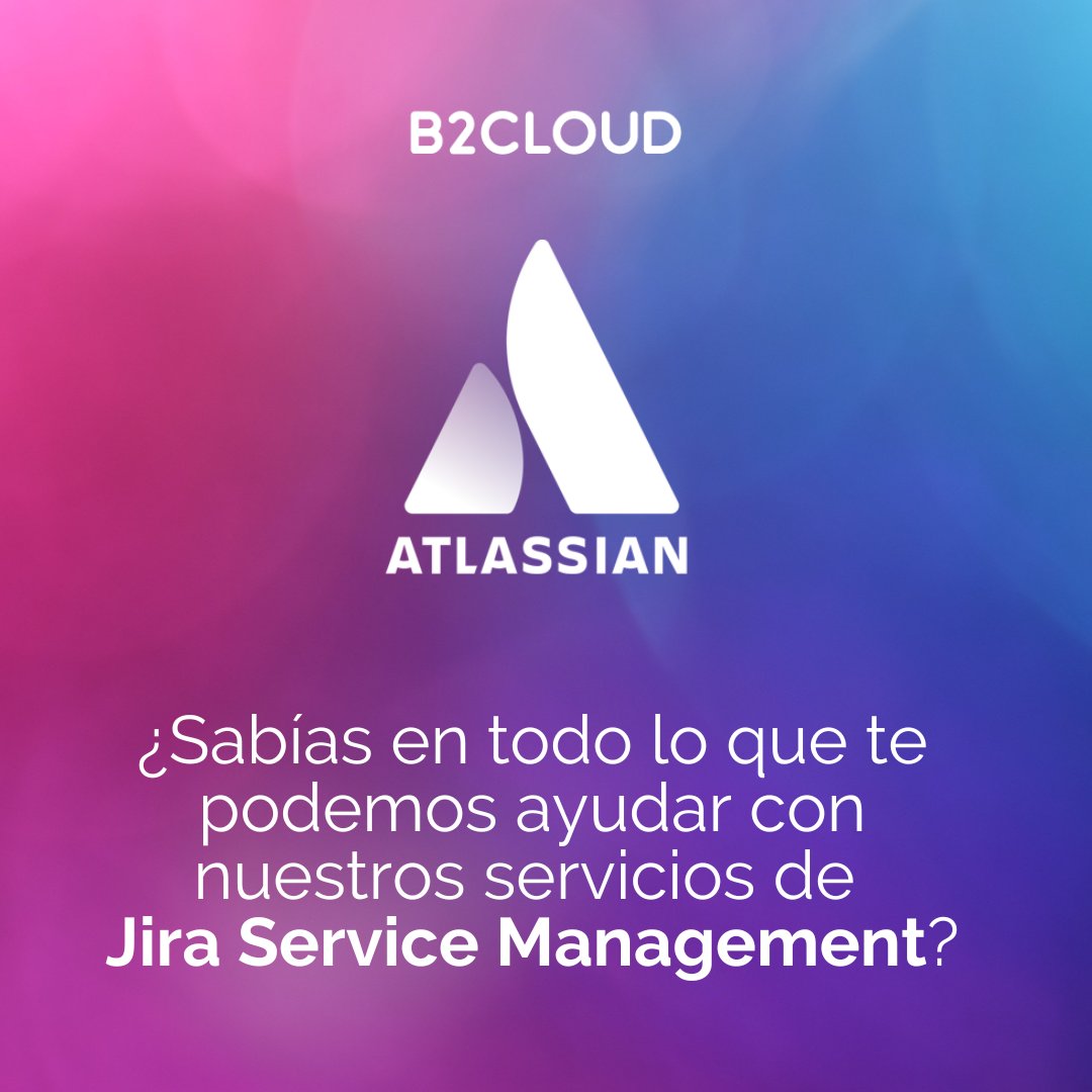 b2cloudtech's tweet photo. 🎉 ¡Optimiza tus operaciones con nuestros Servicios Profesionales con Jira Service Management de Atlassian! 🎉
Mas info: https://t.co/lt9ijX93ka
#servicemanagement #atlassian #jira #cloud #serviciosprofesionales #solucionescloud #tecnologia https://t.co/cOwBpHwiy4