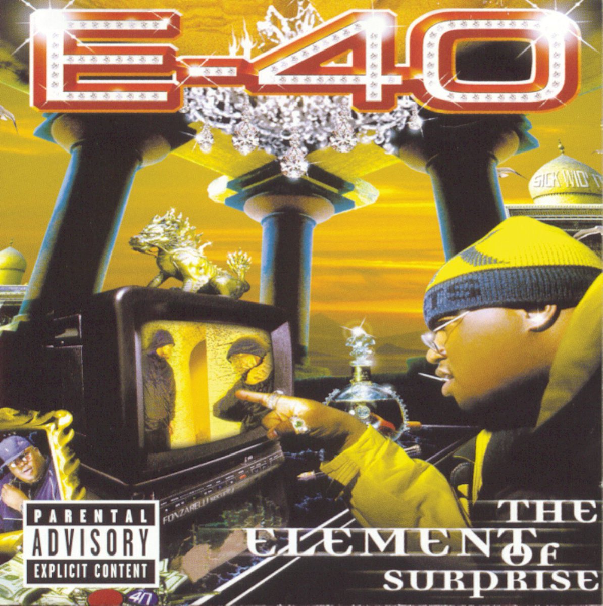 Stess The Emcee (@stesstheemcee) on Twitter photo August 11, 1998 <a href="/E40/">E40 Mogul Entrepreneur</a> released The Element of Surprise
Some Production Includes <a href="/RickRockbeats/">RickRock</a> <a href="/mikemosleymusic/">mike mosley</a> <a href="/E40/">E40 Mogul Entrepreneur</a> <a href="/AntBanksMusic/">Ant Banks Music</a> and more
Some Features Include <a href="/TherealDubWC/">WC</a> <a href="/OfficialMack10/">Mack 10</a> <a href="/Suga_T_/">Suga-T Official</a> <a href="/blegit72/">b legit</a> <a href="/BustaRhymes/">Busta Rhymes</a> <a href="/TooShort/">Too $hort</a> <a href="/MasterPMiller/">MASTER P</a> and more August 11, 1998 <a href="/E40/">E40 Mogul Entrepreneur</a> released The Element of Surprise
Some Production Includes <a href="/RickRockbeats/">RickRock</a> <a href="/mikemosleymusic/">mike mosley</a> <a href="/E40/">E40 Mogul Entrepreneur</a> <a href="/AntBanksMusic/">Ant Banks Music</a> and more
Some Features Include <a href="/TherealDubWC/">WC</a> <a href="/OfficialMack10/">Mack 10</a> <a href="/Suga_T_/">Suga-T Official</a> <a href="/blegit72/">b legit</a> <a href="/BustaRhymes/">Busta Rhymes</a> <a href="/TooShort/">Too $hort</a> <a href="/MasterPMiller/">MASTER P</a> and more