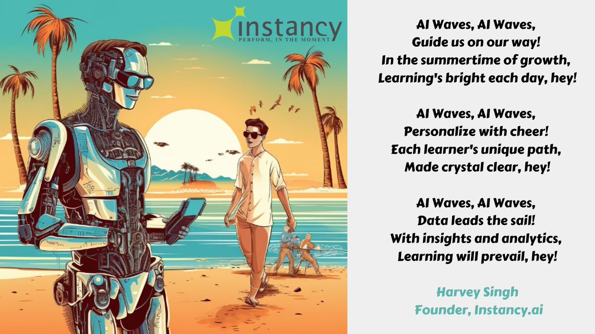 instancy's tweet image. Ride the waves of AI-driven learning this summer! Personalize your path, sail with data, and embrace growth. #AIWaves #SummerLearning #PersonalizedEducation 🌊🌞

Know more here: instancy.ai
