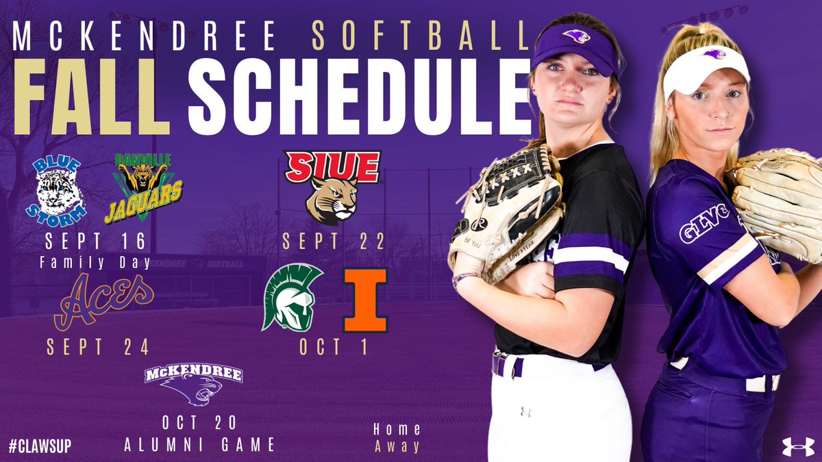 McKendreeSB's tweet photo. 🚨Fall Schedule Announcement🚨 Who is ready for some Bearcat Softball?!  #clawsup🐾 https://t.co/pQzZ35HISd